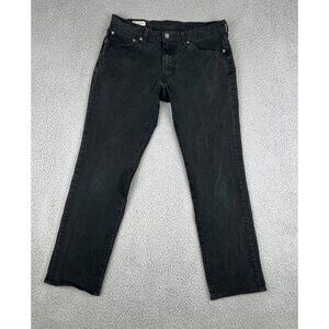 Levi’s Premium Stretch Slim Taper Jeans Black Big E 32x32 (Actual 30x29) USA